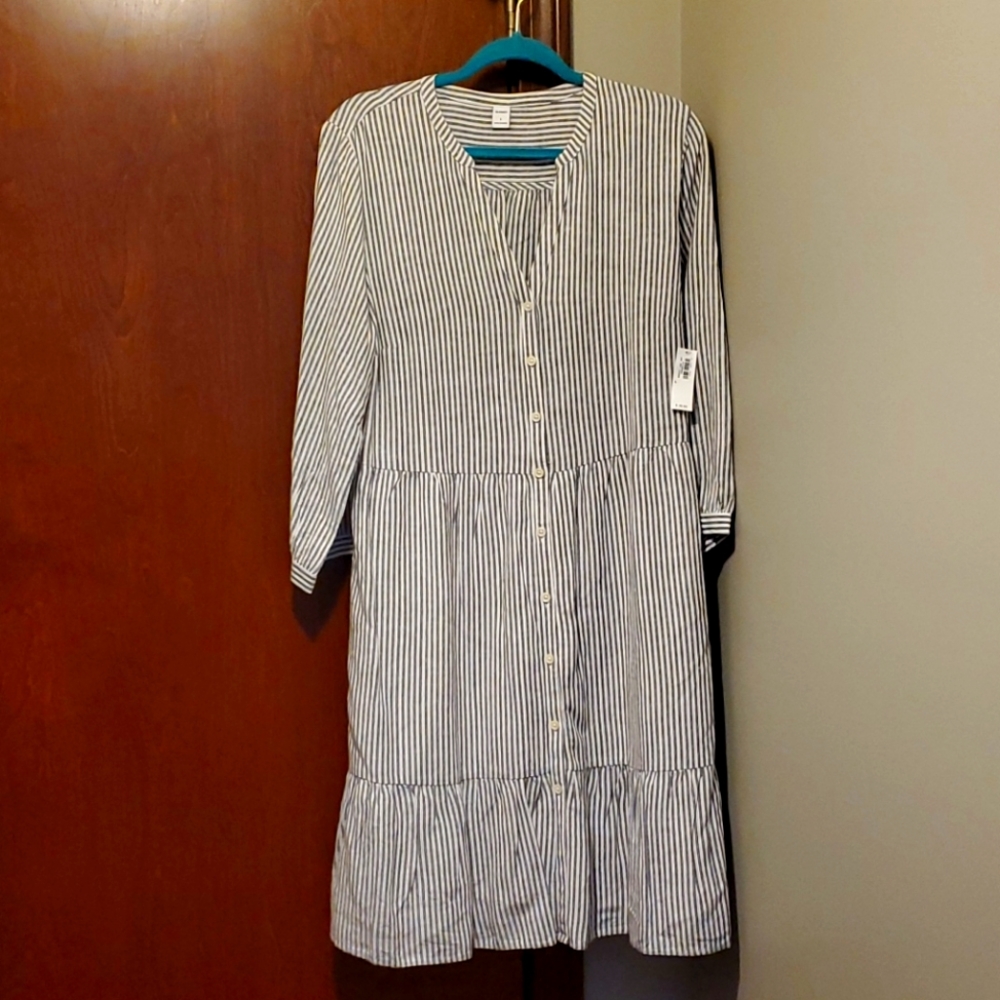 Old Navy button-down dress Sz LG